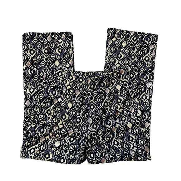 Free People Womens Mod Metallic Printed Cropped Pants Size 0 - Picture 5 of 14